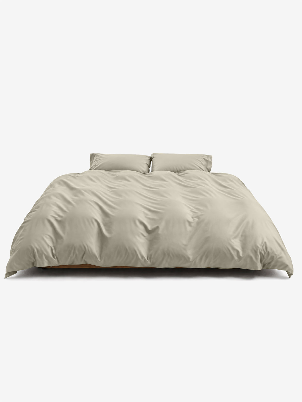 Serinia Bettwäsche Set Sand auf einem Bett