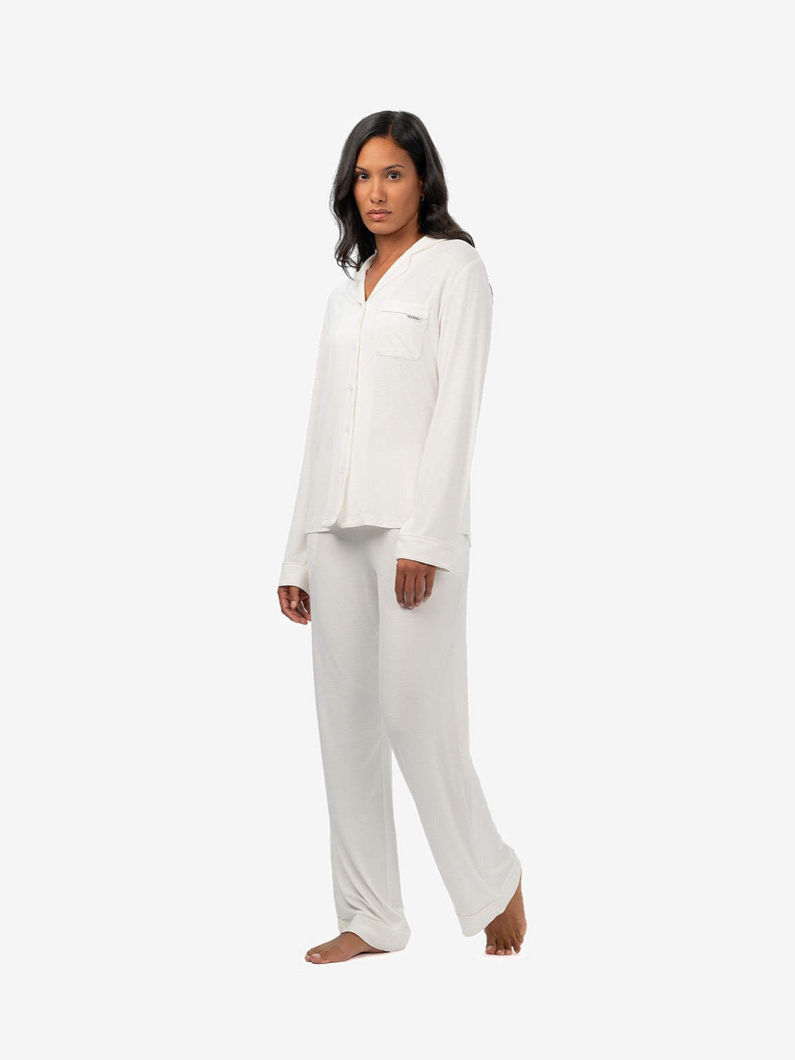 Serinia Pyjama Set in Off White
